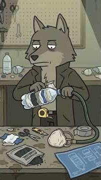 How To Make A DIY Gas Mask In The Apocalypse#shorts