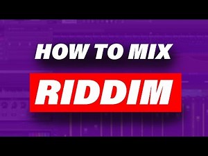 HOW TO MIX RIDDIM | Drums