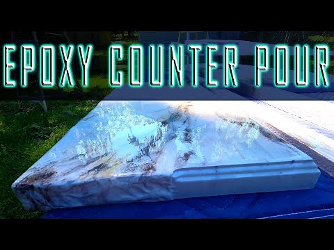How To Epoxy Countertop For An Outside Bar
