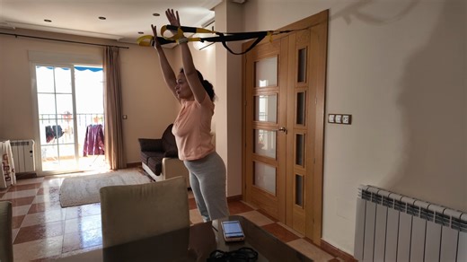 A Determined Woman Engages In Suspension Stock Footage SBV-354288714 - Storyblocks