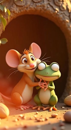 The Frog and the Mouse | Animated Moral Story for Kids | Lessons on Friendship and Greed | DreamPix Studio