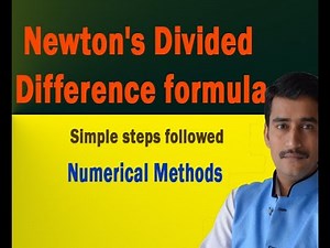 How to use Newton's divided difference formula and solve the example