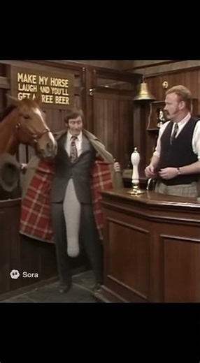 Monty Python's Flying Circus, parody. Make my horse laugh Naughty British humor Sora 2