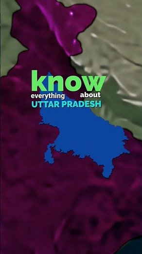 🔥Everything You Need to Know About Uttar Pradesh 🌏 | Uttar Pradesh Facts & History #shorts