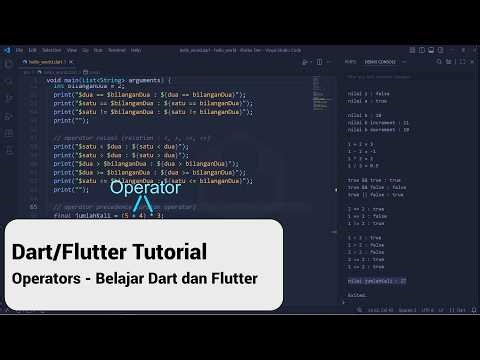 Operator - Belajar Dart dan Flutter