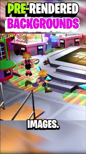 How Did Pre-Rendered Backgrounds Work in Games? #Shorts #Gaming #GamingHistory #GameDev