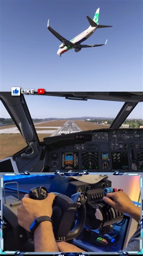 MSFS 2024 PMDG 737 landing at Naples Microsoft flight simulator 2024 Realism #msfs2024 #aviation #aviationdaily #reels #flightsim | AirborneGeek