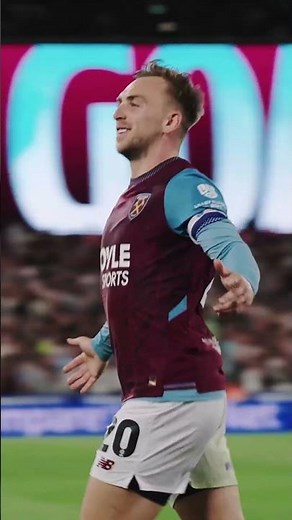 Bowen ice cold from the spot! 🧊 #westham #shorts