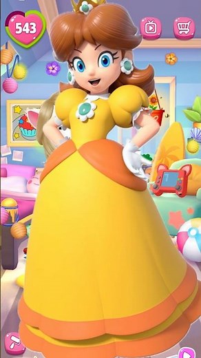 ✨Princess Daisy 🌼 From Super Mario Cosplay | My Talking Angela 2 #mario #viral #fyp #daisy #trend