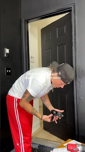 Today's to-do: add a keypad to the garage door 🚪 #wlw