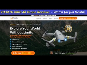 STEALTH BIRD 4K Drone Reviews :- Watch for full Detials ! STEALTH BIRD 4K Drone ! STEALTH BIRD 4K