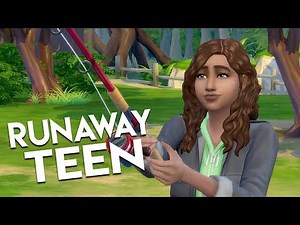 ALREADY DATING?! // The Sims 4: Runaway Teen Challenge #2