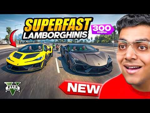 Two New Lamborghinis Are Blowing My Mind 😍 | Testing & Upgrading New Supercars in GTA 5 RP
