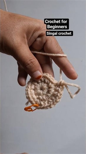 How to Crochet a Flat Circle#crochet #ytshorts