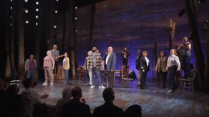 Come on in, the door's open! 💙 💛 Last night, we reopened on Broadway. Thank you for welcoming us back to The Rock with opens arms and open hearts. We can't wait to continue finding our hearts in all who come from away at the Schoenfeld! 🌎📍 | Come From Away