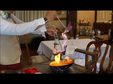 HOW TO FLAMBE MANGO JUBILEE at Ilustrado | WHERE TO EAT IN MANILA