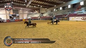 The first roping at the Cinch NTRL Finals XXI to pay out $20,000 to the champs was the 12.5 Shootout! | JX2 and NTRL Team Roping