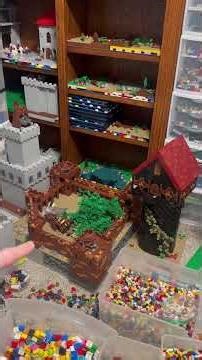 My lego MOC explained. #lego #legoroom #legocastle #moc #castle #mountain