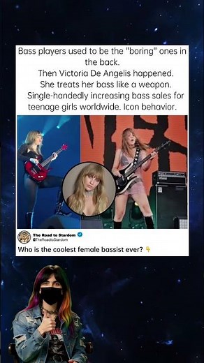 How Victoria De Angelis Made Bass Cool Again. #Maneskin #VictoriaDeAngelis #BassPlayer #GirlPower