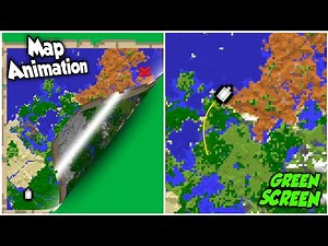 Map Animation For Minecraft || Green Screen ||
