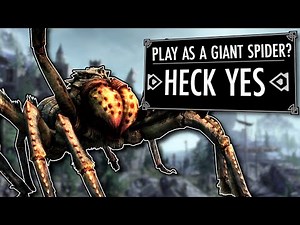 Skyrim But I Slowly Become a GIANT SPIDER