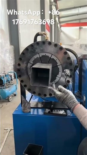 Square tube necking machine factory direct sales #machine #Hydraulic Machine