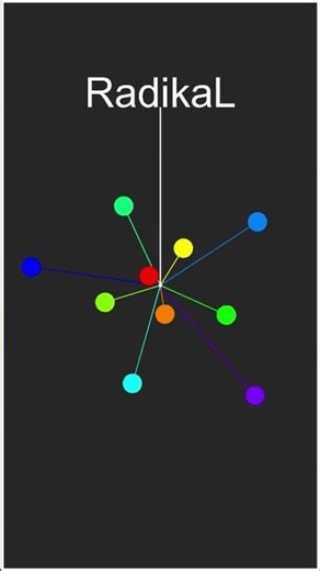 Orbiting Pendulum Wave | 10 Colored Balls🌈