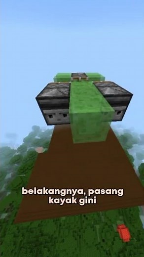 Cara Membuat Pesawat Bomber Di Minecraft! #minecraft #shorts