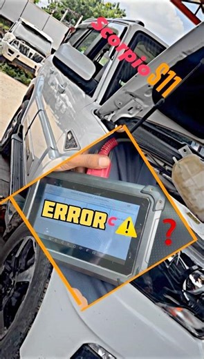 🚘Scorpio S11 engine light showing Problem | Fault Code P06DE 9C Solution #errorcode #tricks