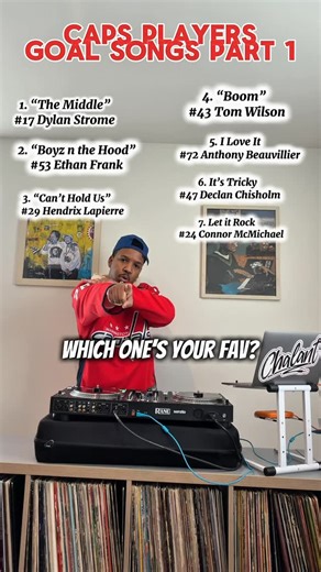 Chalant | The individual goal songs for our Washington Caps players. Part 1: Which one gets you pumped? Let us know in the comments! #LetsGoCaps... | Instagram