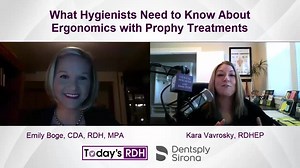 54K views · 287 reactions | Watch this video where Emily Boge and I discuss the importance of ergonomics with prophy treatments and some tips and tricks hygienists can use in practice! A huge thank you to Dentsply Sirona Preventive for sponsoring this video series! | Dental Hygiene with Kara RDH | Facebook