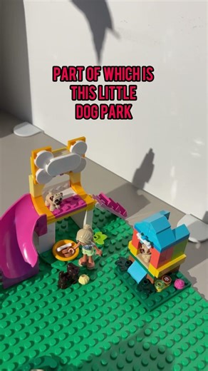 Building the Ultimate LEGO Dog Park 🐶🏡 #DogLovers #Shorts #youtubeshorts #legofriends #lego
