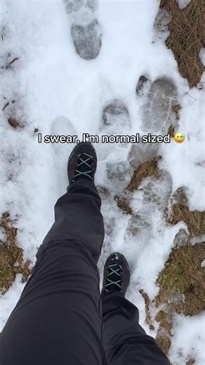 Giants walk here! 😇😂 #footprint #iceland #traveltiktok #winter #foruyou