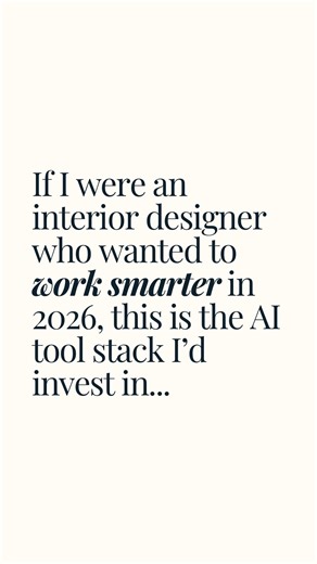 Stacy Thorwart | AI for Interior Designers on Instagram: "Save this. Share it with your team. My core AI stack for designers: 📝 Plaud Note – replaces manual note-taking Records and transcribes client meetings so you always have a clear written record you can reuse with AI. 🧠 NotebookLM – your project brain Upload notes, specs, emails, drawings—and instantly ask questions like “What finish was approved for the kitchen?” 🎨 Midjourney – Pinterest, but actually useful Generate custom concept imag