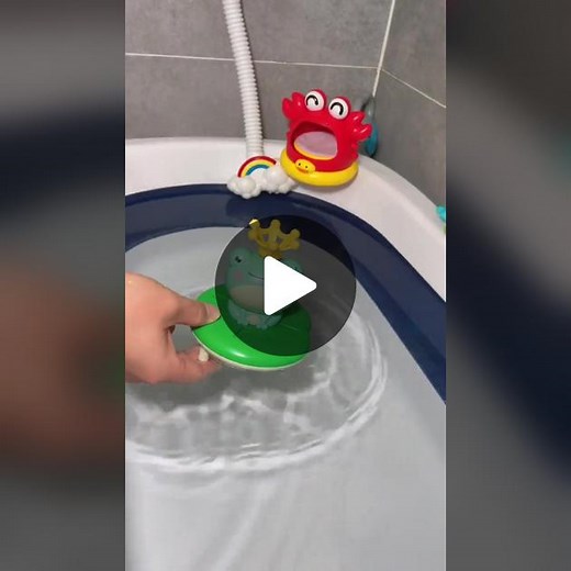 Colorful Frog Bath Toy Fun for Kids