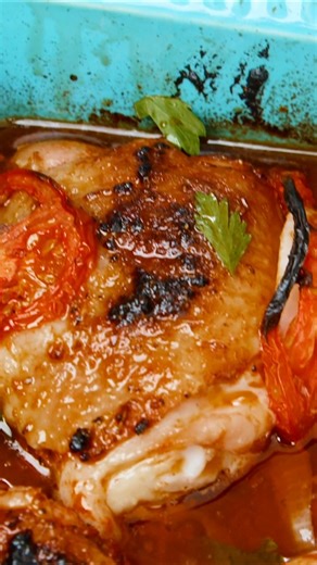 Mediterranean Baked Chicken Thighs: https://themeddish.com/Baked-Chicken-Thighs | The Mediterranean Dish