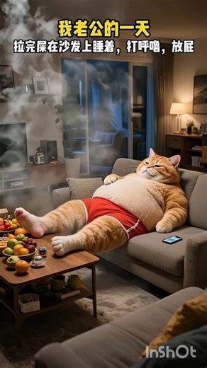 The cat is a full-time fart machine and part-time poop factory#shorts #viralshorts #trending