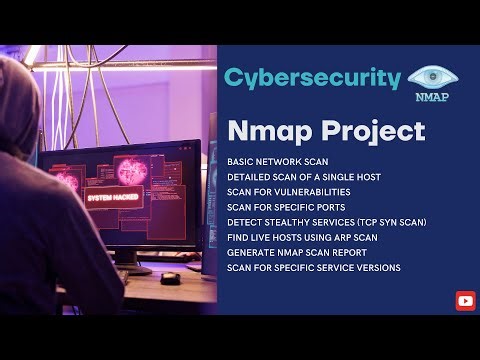 Cybersecurity: NMAP project for Beginners #nmap #cybersecurity #infosec