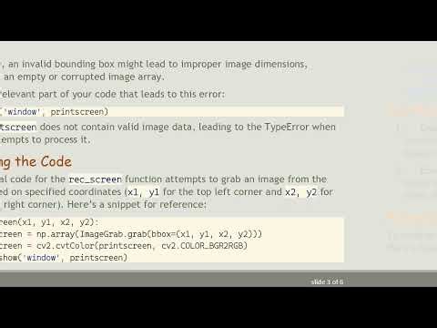 Solving the TypeError: Expected Ptr cv::UMat in Image Processing with Python
