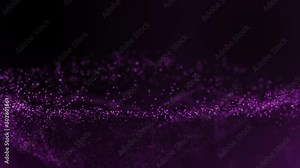 Particle Field Pink. Particle wave, Particle Loop, Turbulent Particles, Waves of Particles. Frequency Particles