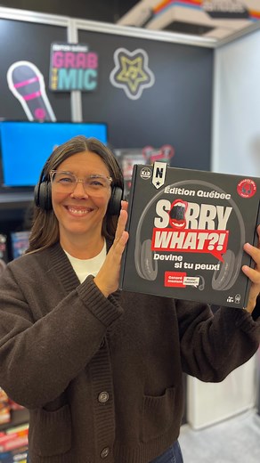Sorry What?!, LE nouveau jeu de party à ajouter à votre collection! 🎉 #sorrywhat #québec #quebec #jeudeparty #canada | Jouet KID Toy