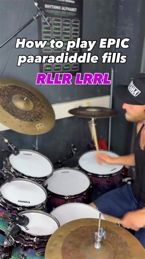 How to play paradiddle fill like a pro Crd: eddievandongendrums #drums #drummer #fyp #viral | Adeoye Isaac Lala