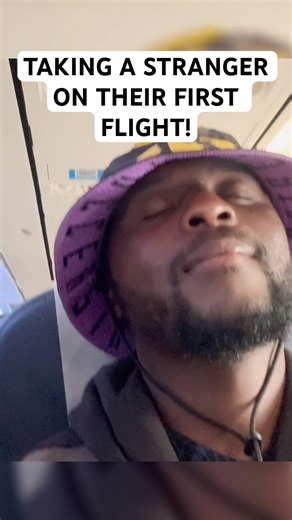 TAKING A STRANGER ON THEIR FIRST FLIGHT! #shorts