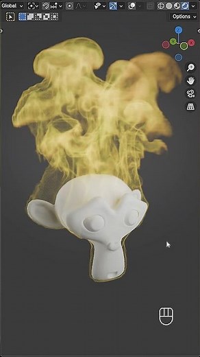 Fire simulation in blender (Tamil)🔥