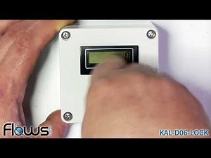 Digital Display with Lockable Reset Button for Water Meters