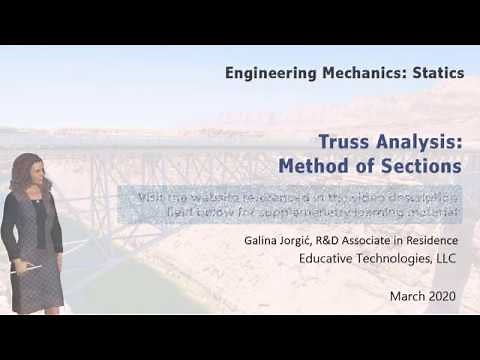ST15: Truss Analysis Using The Method of Sections