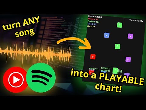 Turn any song into a PLAYABLE rhythm game chart