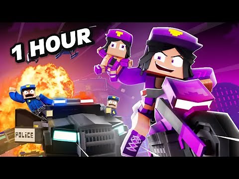 "Purple Girl" (I'm Psycho) [VERSION A] - Minecraft Animation Music Video (1 HOUR VERSION)