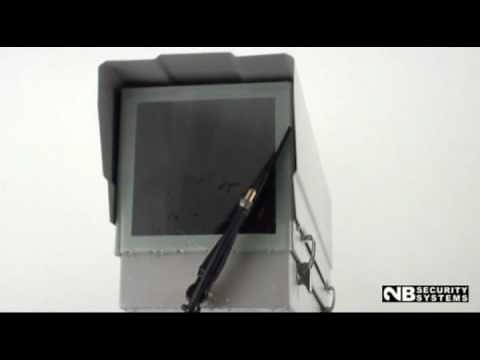 CCTV camera housing with wiper and washer, large camera enclosure with options