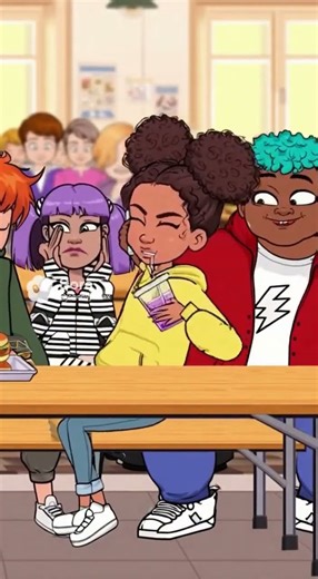 Cartoon girl given pranked with laxative by friends #5 #toilet #laxative #laxatives #funny #poop